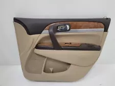 2010-2012 BUICK ENCLAVE RIGHT RH FRONT PASSENGER DOOR PANEL BROWN TAN