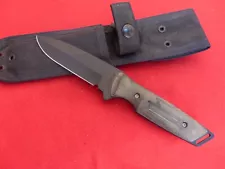 KA-BAR Knives: KABAR micarta mint full tang black fixed blade knife