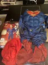 Superman Halloween Costume Medium For 5-7 Years Old