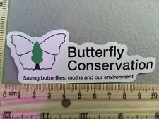 SALE! Butterfly Conservation Logo Animals Vegan Vinyl Decal Sticker Car Truck 