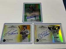 Jose Canseco / Fingers / Stewart Autographed Oakland Athletic Baseball Cards