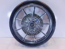 2002 American IronHorse Texas Chopper Classic 21" Chrome Front Wheel Rim & Rotor (For: American IronHorse)