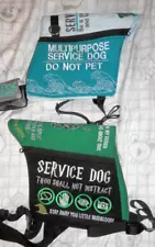 Custom Embroidered Service Dog Vests • MEDIUM Beach Vibe Magical Wizard New NWOT