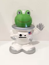 Vintage Japanese Made Soft Vinyl Space Bank Kerotan Piggy Bank Retro Frog