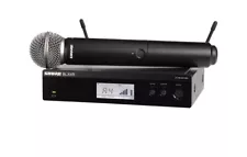 Shure BLX24R/SM58 Wireless Handheld Microphone System with SM58 Capsule - Black