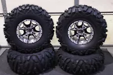 POLARIS RZR 900 27" QUADKING ATV TIRE & COBRA M/B WHEEL KIT POL10K BIGGHORN