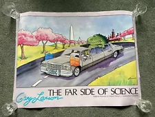 Vintage The Far Side of Science 1987 Smithsonian Museum Natural History Poster