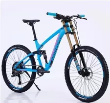 Aluminum Alloy Mountain Bike for Adults; Full Suspension, Double Damping