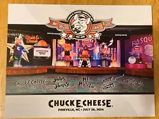 Pineville Chuck E Cheese Re-Grand opening poster