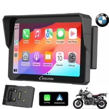 Carpuride 7” Wireless Carplay DualBluetooth Impermeable Touchscreen For BMW Moto