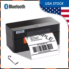 VRETTI Wireless Bluetooth Thermal Shipping Label Printer 4x6 For Small Business