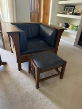 STICKLEY Prairie Chair and Footstool