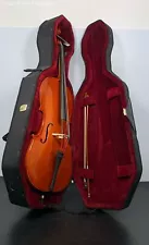 New ListingCecilio Brown 4 String Musical Instrument Student Cello With Carrying Case