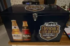 RARE Modelo Cervesa Cooler Made Insulated Metal Rare Vintage Ice Chest