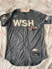 Washington Nationals Authentic Stephen Strasburg City Connect Jersey Size 44