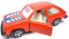 VINTAGE HONG KONG CHEVY CHEVETTE RED 1:64 DIECAST 2 3/4" CAR W/ OPENING DOORS