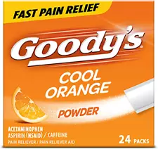 Goody&#039;s Extra Strength Headache Powders, Cool Orange, 24 Count