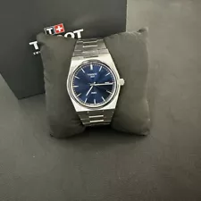 Tissot Men's PRX/316L Blue Dial Stainless Steel Quartz Watch T137.410.11.041.00