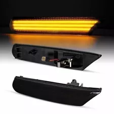 Smoke LED Side Marker Lights For 98-04 Porsche Boxster 986 911 996 Carrera Targa