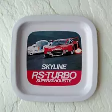 Nissan Novelty Skyline Rs-Turbo Super Silhouette Tray Square White Not For Sale