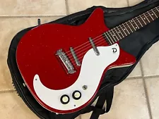 Danelectro '59M NOS+ Electric Guitar Red Metalflake NO RESERVE AUCTION