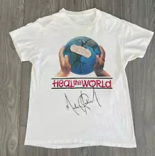 Michael Jackson Signature Heal The World T-Shirt, Michael Jackson Graphic shirt,