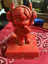 Paula Statue, 1970 Lil Red Devil. Hots For You