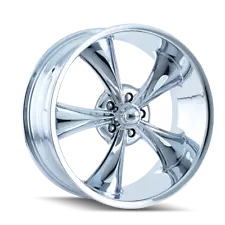 22x9 RIDLER 695 CHROME wheels rims 5x5 mount balance 265.40.22 LEXANI TIRES