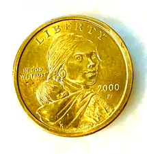 Uncirculated 2000P Sacagawea Coin - Perfect