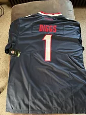 (L) #1 Stefon Diggs Houston Texans NFL Jersey