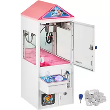 VEVOR Mini Claw Crane Machine 110V Metal Case Bar Candy Toy Catcher Shake-proof