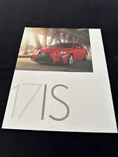 2017 Lexus IS Turbo IS300 IS350 Brochure IS F Sport 300 350 US Sales Catalog