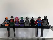 lego dc minifigures lot. With Custom Red X Mini figure