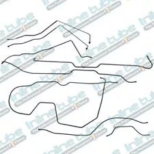 Fits 1986 Jeep CJ7 Complete Brake Line Kit Set Power Disc Dana 44 OE Steel