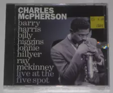 CHARLES McPHERSON "LIVE AT THE FIVE SPOT" JAZZ CD PRESTIGE RECORDS NEW SEALED