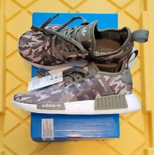 Adidas Originals NMD R1 J Boost-Duck Camo Shoes HQ1652 Men's 6.5/Women's 8 NWB