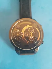 BEAUTIFUL LARGE CHRONO STYLE WATCH.WORKS.GREAT CONDITION.