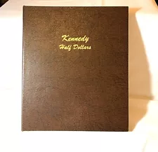 Kennedy Half Dollars Dansco Coin Album for 1964-1985D Hardcover No. 7166