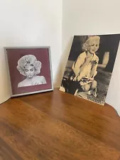 Marilyn Monroe Pictures, One Framed. One Marked 1972 #131 Freelance