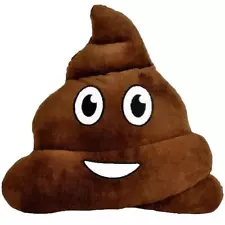 RI One 12" Poop Emoticon Pillow Plush