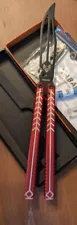 Nabalis X Will Hirsch Vulp Bushing Butterfly Knife Balisong Trainer 6061 Aluminu