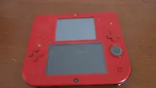 NINTENDO Red 2DS Game System ~Untested ~ FOR PARTS ONLY