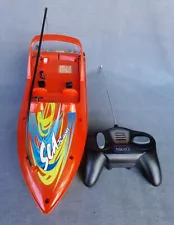 Nikko Sea Racer Radio Remote Control R/C Orange Speed Boat / Water Toy -> Works