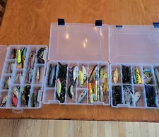 Fishing Lures Lot 52 With Case Lures