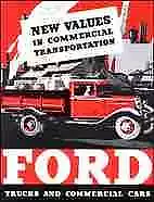 Ford Sales Brochure/Commercial For 1933