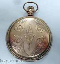 ANTIQUE WALTHAM GRADE No 28 MODEL 1888 15j 16s HUNTER CASE POCKET WATCH 1899