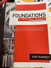 Foundations In Personal Finance High School Edition 2014 Workbook Dave Ramsey