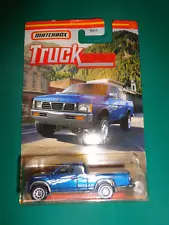 Matchbox Truck Series Blue '95 Nissan Hardbody D21 Pick-up #1/12 Die Cast 1:64