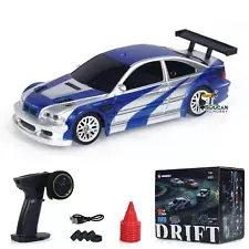 RC 1/43 Scale Ready to Run Race Car Remote Control Drift Car 4WD Mini Toy Lights