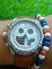 AUTHENTIC QUARTZ WORLD TIME C720-Q02004 MINT MEN'S VINTAGE WATCH